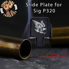 Tribal Eagle Engraved Slide Plate for Sig p320