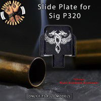 Twin Dragons Engraved Slide Plate for Sig p320