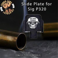 Air Force Vet Skull  Engrave Slide Plate for Sig p320