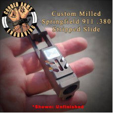 Custom Milled Springfield 911 .380 Stripped Slide