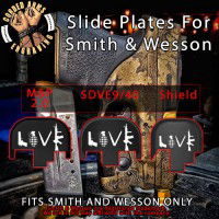 Love Engraved Slide Plate for Smith and Wesson