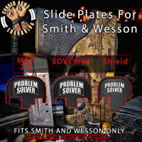 Problem Solver Engraved Slide Plate for Smith and Wesson