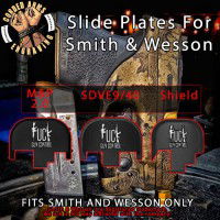 Fuck Gun Control Engraved Slide Plate for Smith and Wesson