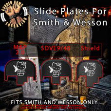 Hello Kitty (F) Engraved Slide Plate for Smith and Wesson