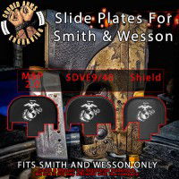 U.S. Marines Laser Engraved Slide Plate for Smith and Wesson