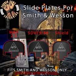 1st Armored Division Laser Engraved Slide Plate for Smith and Wesson