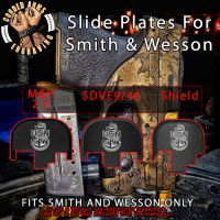 US Navy Anchor Laser Engraved Slide Plate for Smith and Wesson