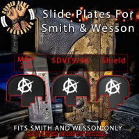 Anarchy Engraved Slide Plate for Smith and Wesson