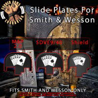 Royal Flush Engraved Slide Plate for Smith and Wesson