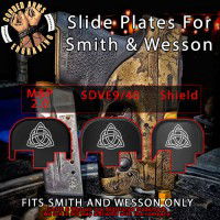 Celtic Trinity Knot Engraved Slide Plate for Smith and Wesson