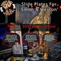 Revelation 6:8 Engraved Slide Plate for Smith and Wesson