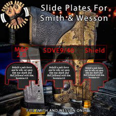 Revelation 6:8 Engraved Slide Plate for Smith and Wesson