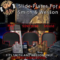 Blank Slide Plate for Smith & Wesson - Black Anodized Aluminum