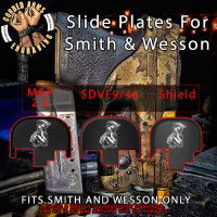 Grim Reaper Engraved Slide Plate for Smith and Wesson