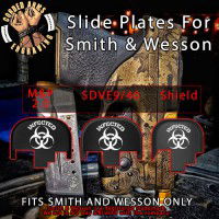 Biohazard Infected Engraved Slide Plate for Smith and Wesson