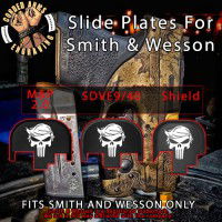 Trumpunisher Engraved Slide Plate for Smith and Wesson