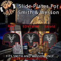 Dragon Engraved Slide Plate for Smith and Wesson