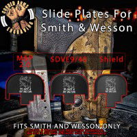 Fat Unicorn Engraved Slide Plate for Smith and Wesson