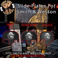 Smoky The Bear Engraved Slide Plate for Smith and Wesson Smoky The Bear Engraved Slide Plate for Smith and Wesson