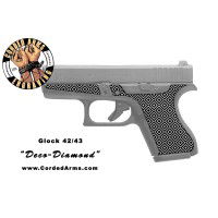 "Deco Diamond" Custom Glock Stippling G42/43