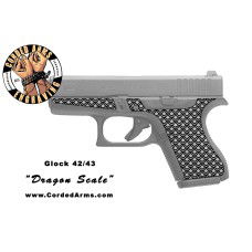 "Dragon Scale" Custom Glock Stippling G42/43