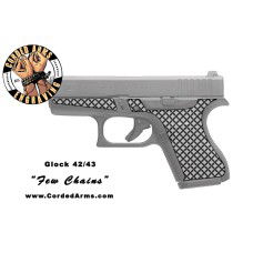 "Few Chains" Custom Glock Stippling G42/43