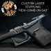 "Hexi-Comb" Custom Glock Stippling G42/43