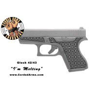 "I'm Melting" Custom Glock Stippling G42/43