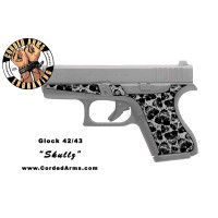 "Skullz" Custom Glock Stippling G42/43