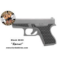 "Spiral" Custom Glock Stippling G42/43