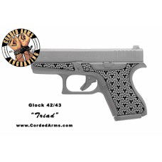 "Triad" Custom Glock Stippling G42/43