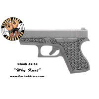 "Why Knot" Custom Glock Stippling G42/43