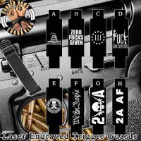 2nd Amendment Laser Engraved Trigger Guards