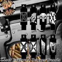 Flag 2 Laser Engraved Trigger Guards