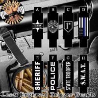 Law Enforcement Laser Engraved Trigger Guards