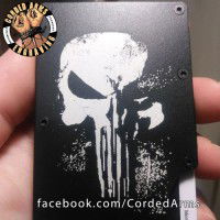 Punisher Laser Engraved EDC  Money Clip Credit Card Wallet