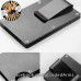 Hibiscus Laser Engraved EDC  Money Clip Credit Card Wallet