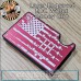 3 Percenter Flag Laser Engraved EDC  Money Clip Credit Card Wallet