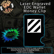 3rd Infantry Division Laser Engraved EDC Money Clip Credit Card Wallet