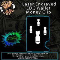 MOAB Laser Engraved EDC Money Clip Credit Card Wallet