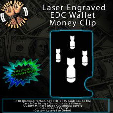 MOAB Laser Engraved EDC Money Clip Credit Card Wallet