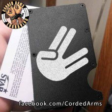 The Spocker Laser Engraved EDC  Money Clip Credit Card Wallet