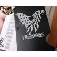 American Eagle Laser Engraved EDC  Money Clip Credit Card Wallet