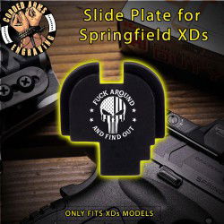 FAFO Punisher Slide Plate for Springfield XD-S