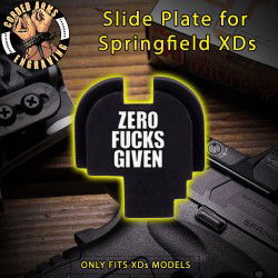 Zero Fucks Slide Plate for Springfield XD-S