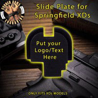 Custom Slide Plate for Springfield XD-S