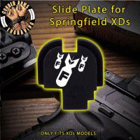 Incoming F Bombs Slide Plate for Springfield XD-S