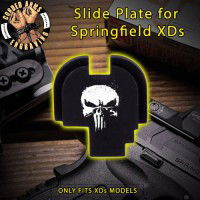 Punisher Skull Slide Plate for Springfield XD-S