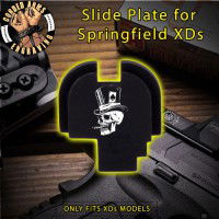 Top Hat Skull Slide Plate for Springfield XD-S