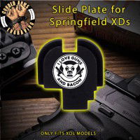 I Love Guns n Bacon Slide Plate for Springfield XD-S